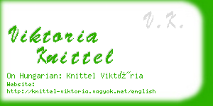 viktoria knittel business card